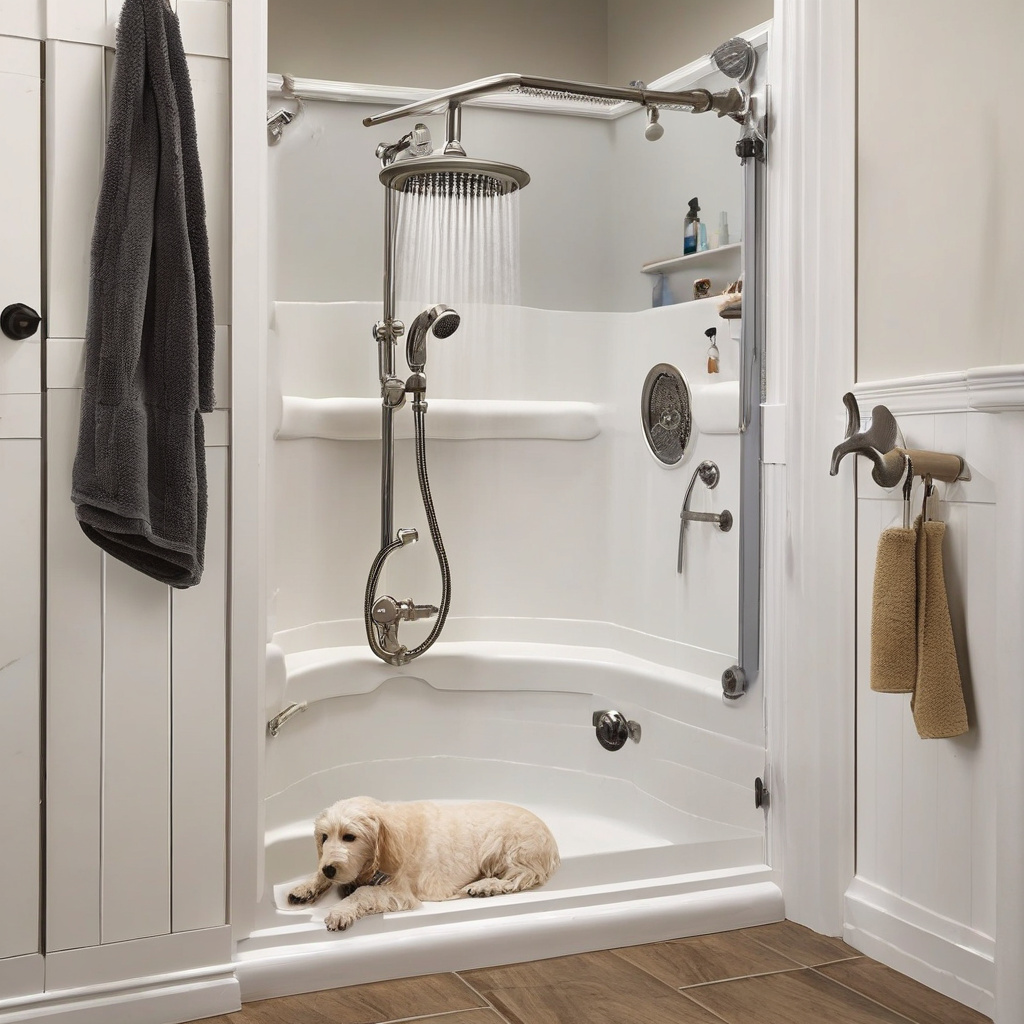 Bathroom design for pets