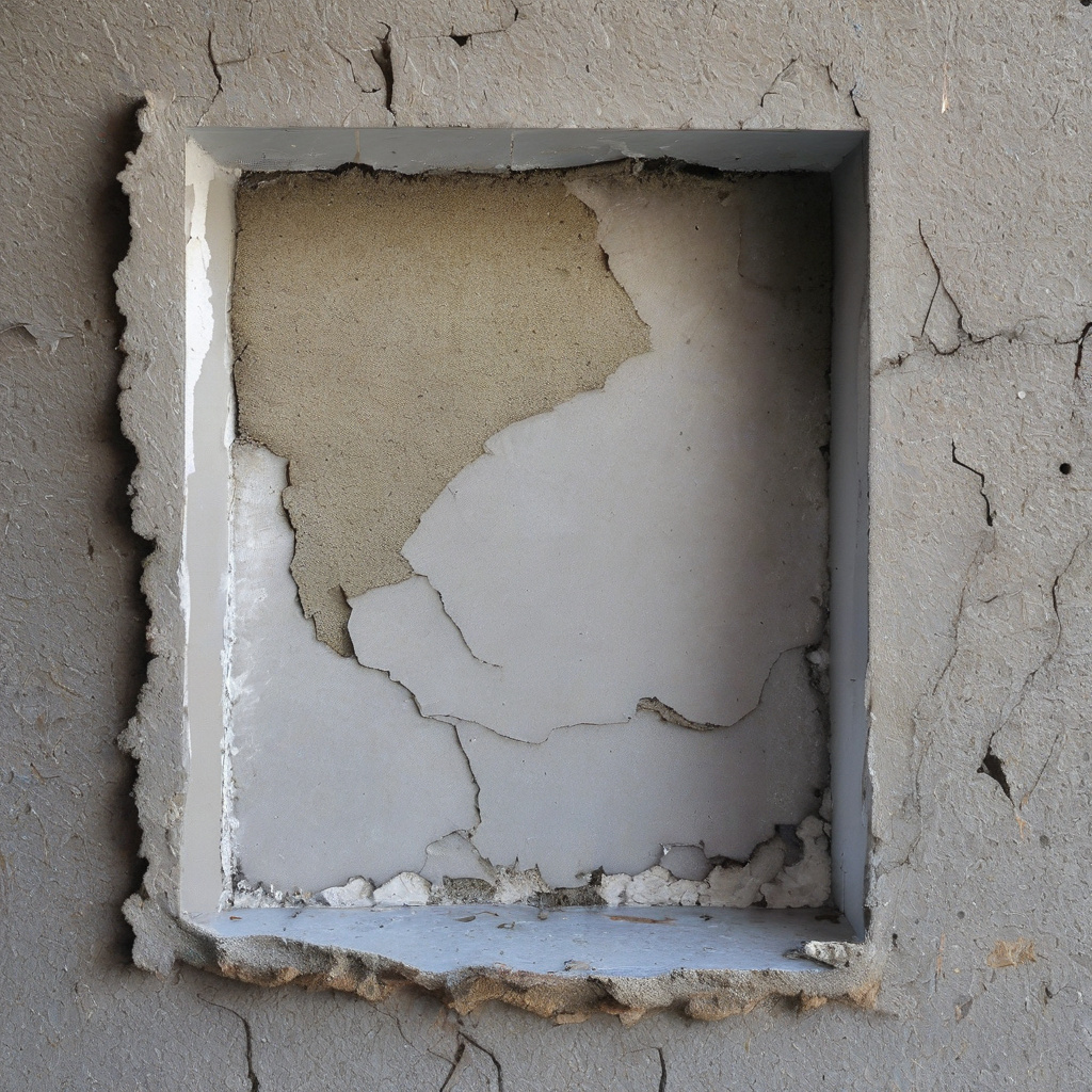 Perfectly executed drainage slope