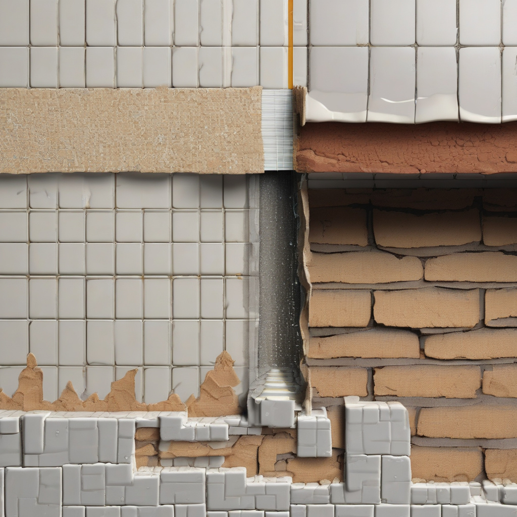 Waterproof membrane application example