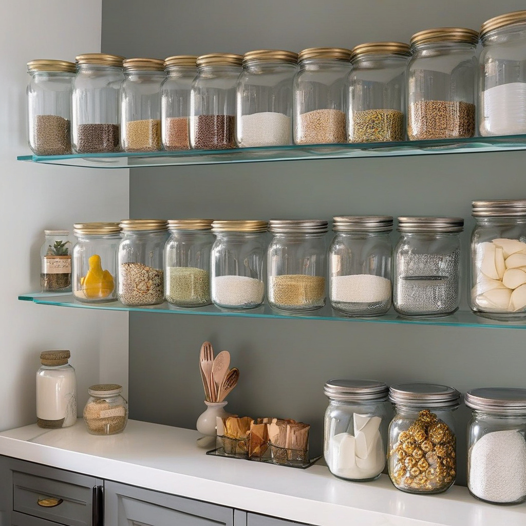 Luxurious closed cabinets in coastal L.A. bathroom