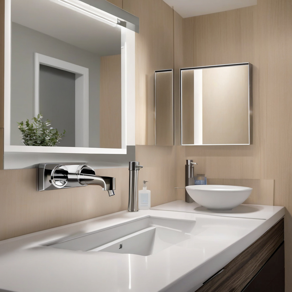 Adaptive shower system in a California home