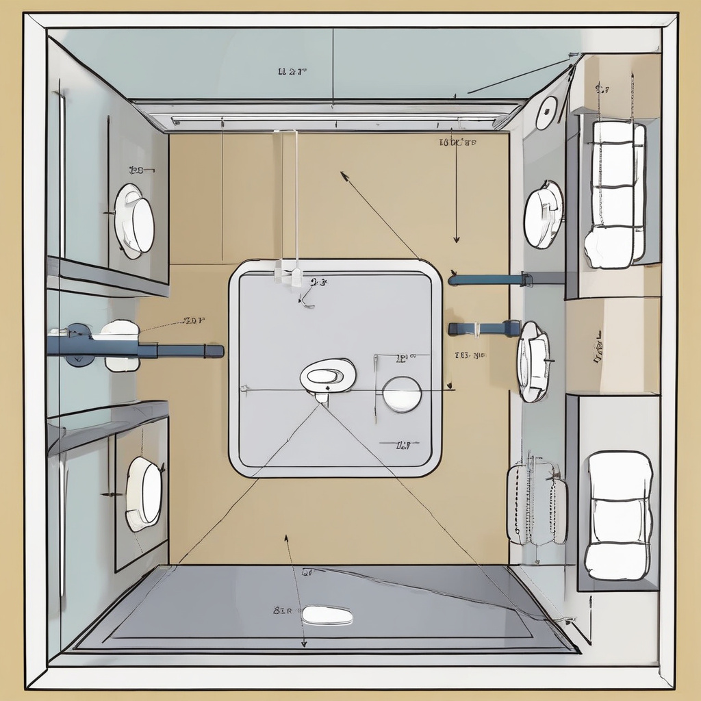 Bathroom fixture installation process