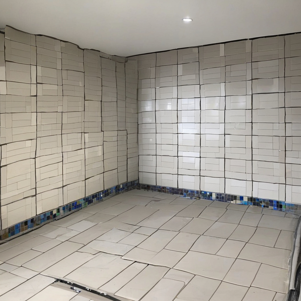 stylish mixed-material bathroom