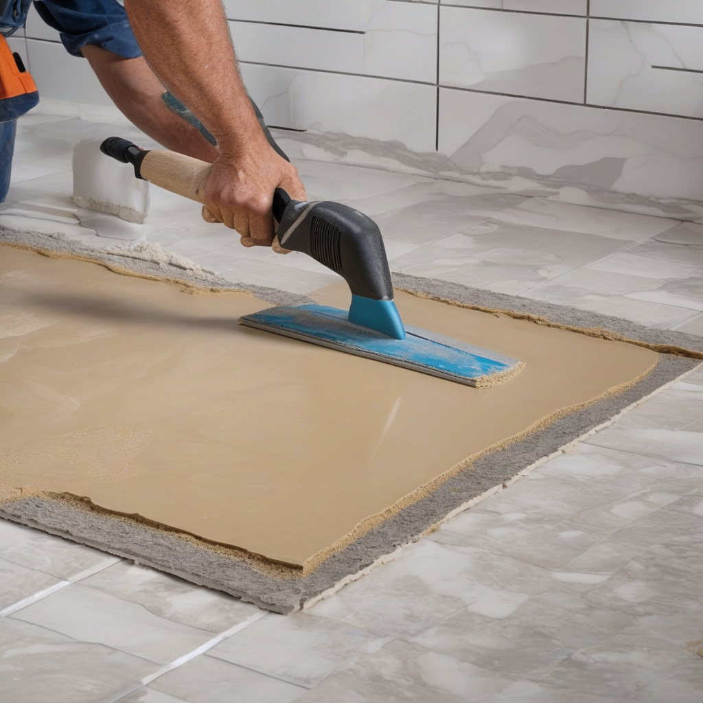 modern kitchen floor tiling