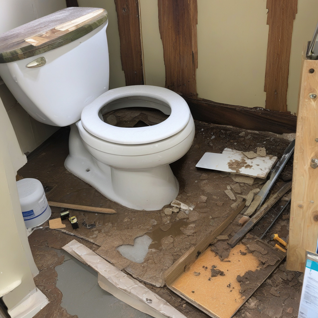 Interior wall with exposed plumbing