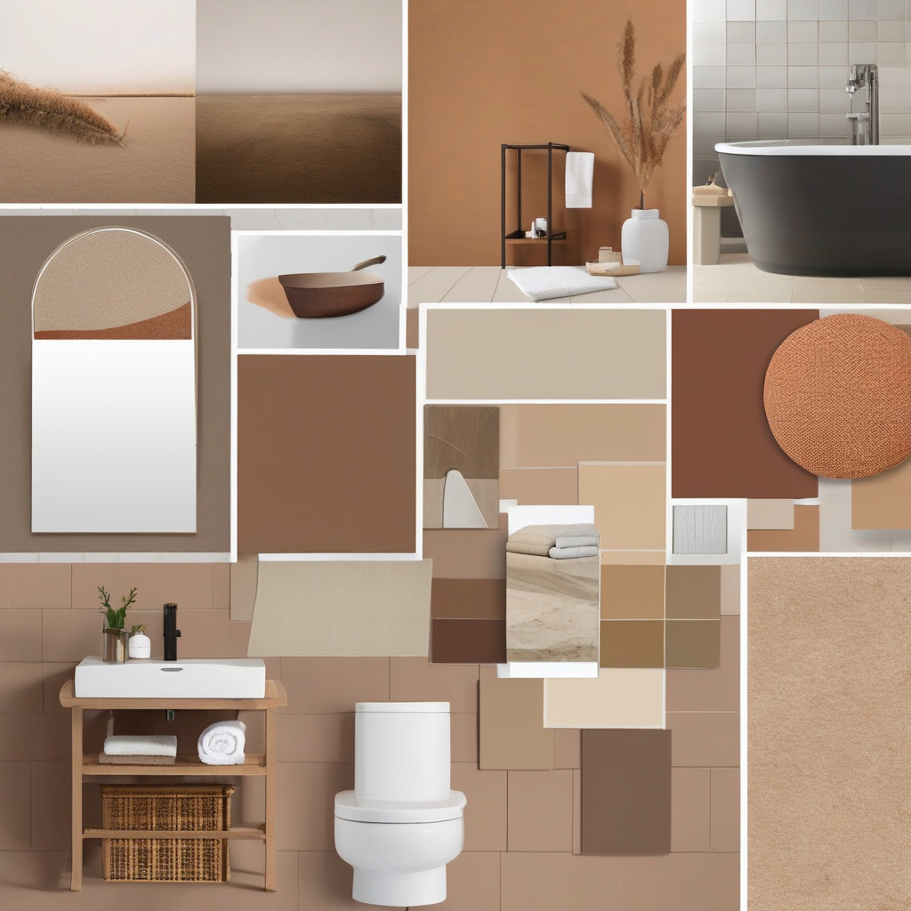 coastal theme bathroom design