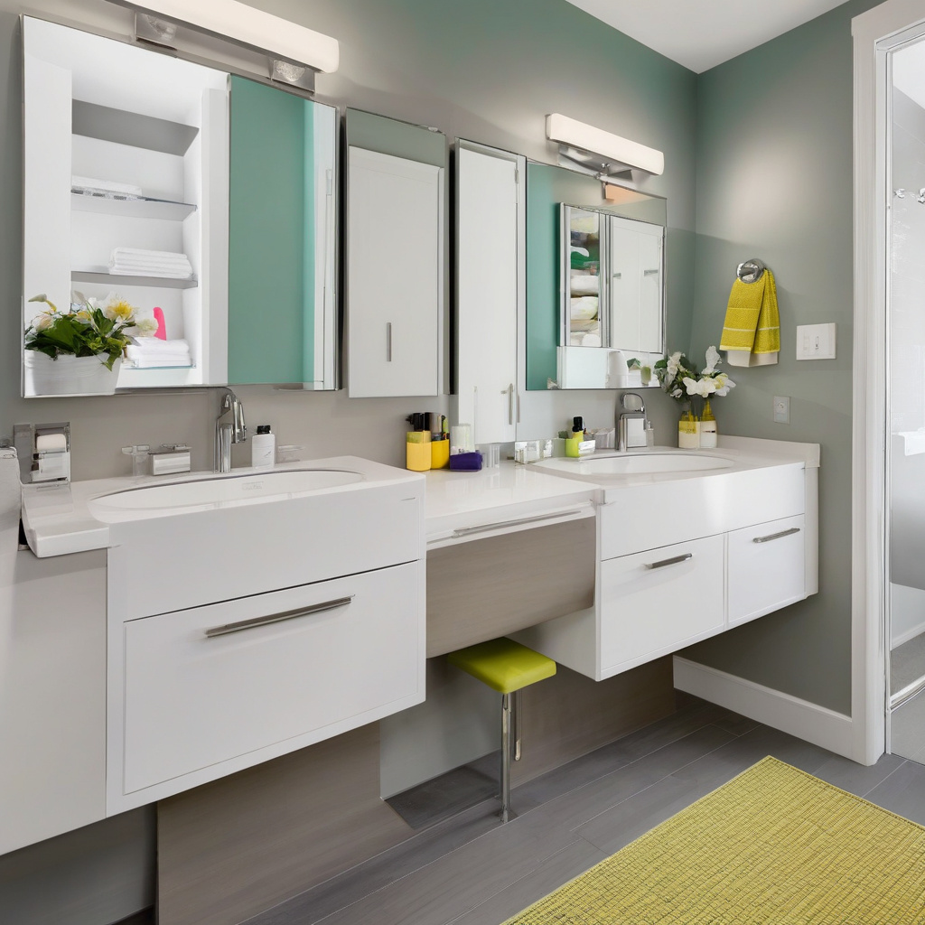 Child-friendly bathroom design