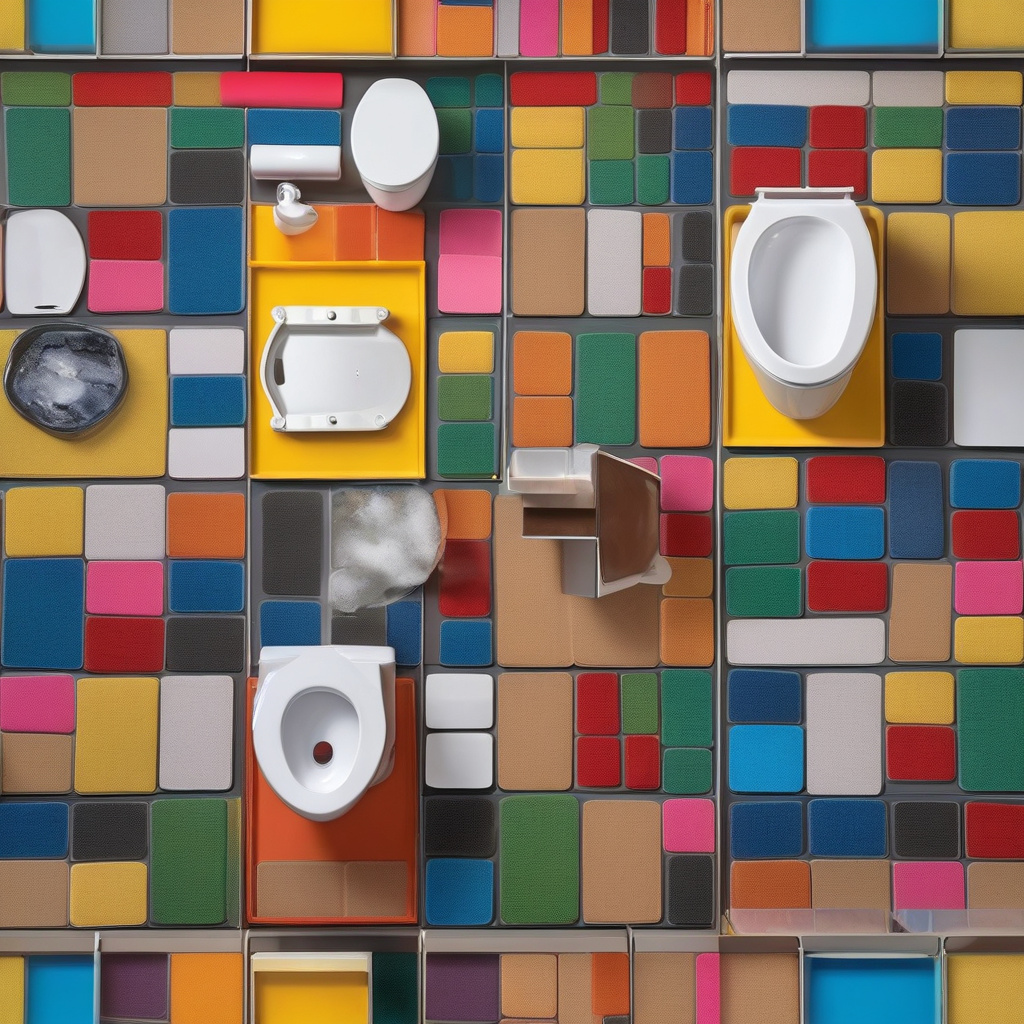 Safe and stylish children's bathroom