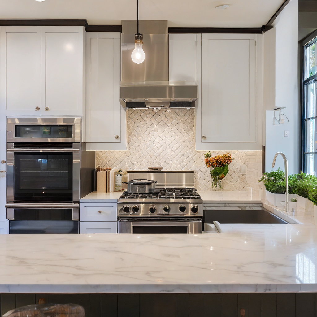 Compact kitchen transformation in Los Angeles
