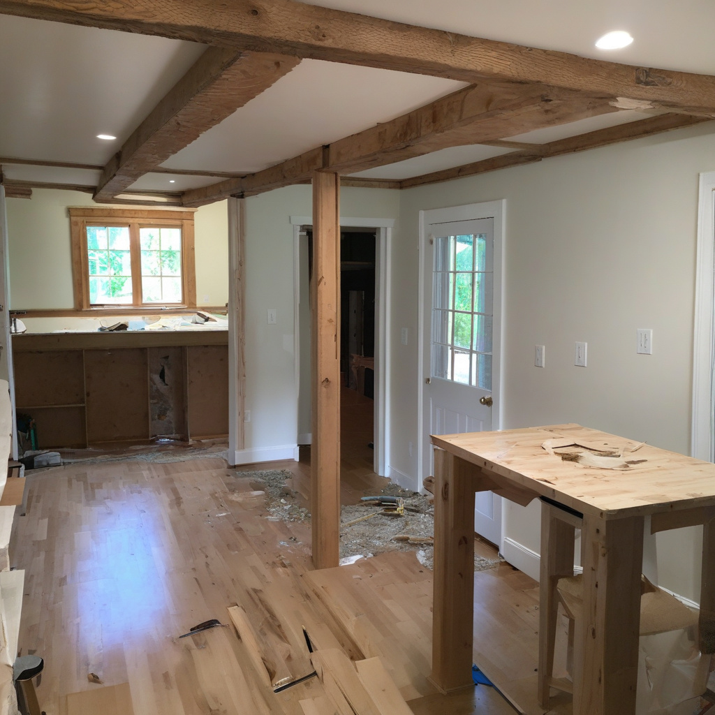 Pre-construction site of a kitchen renovation
