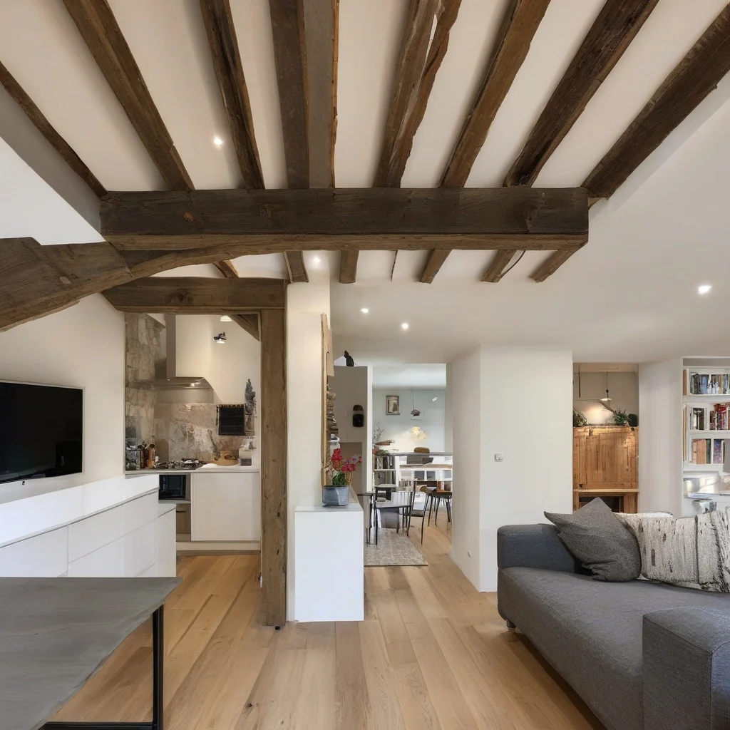 contrasting kitchen materials for modern design