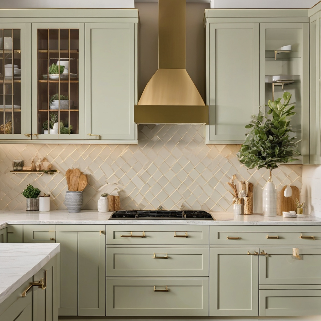 warm neutral kitchen design