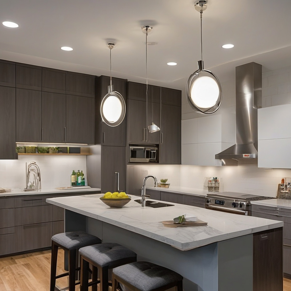 Modern kitchen task lighting