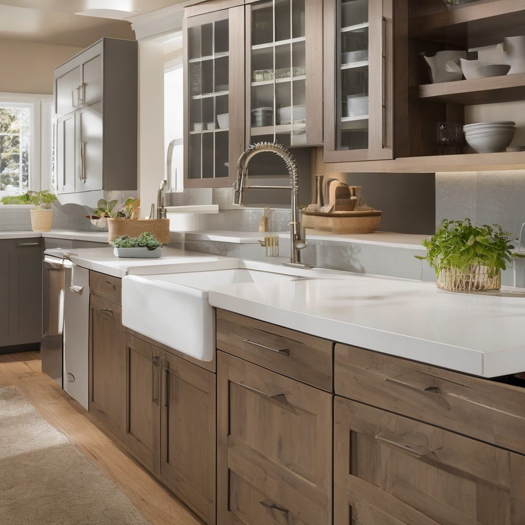 Open kitchen design with natural lighting Open kitchen design with natural lighting