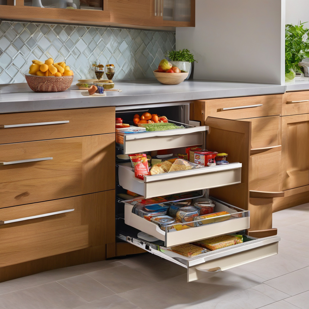 Family-friendly kitchen layout