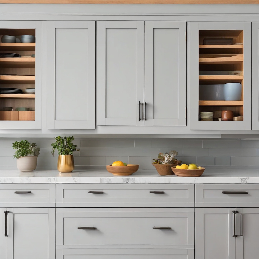 Open-plan kitchen layout