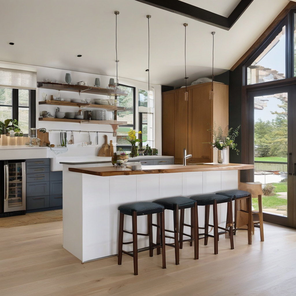 Unified open living space