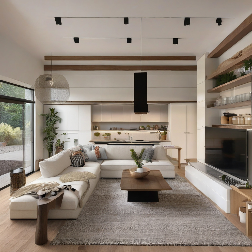 Open kitchen material choices