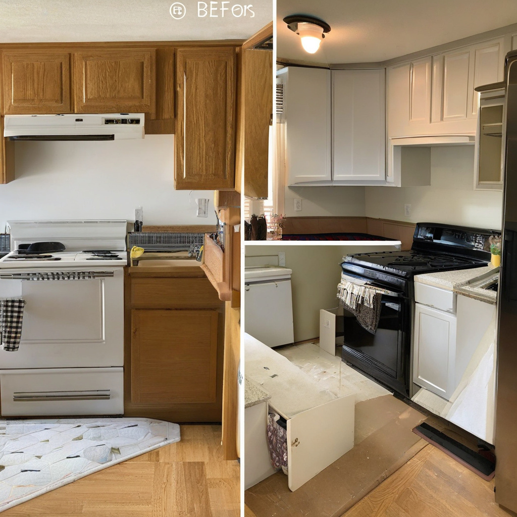 modern kitchen redesign with sleek cabinets