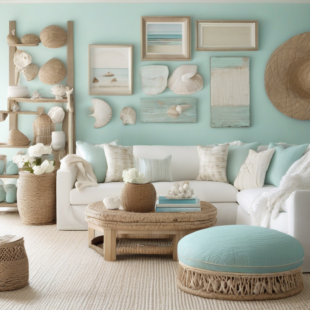 Calming coastal kitchen