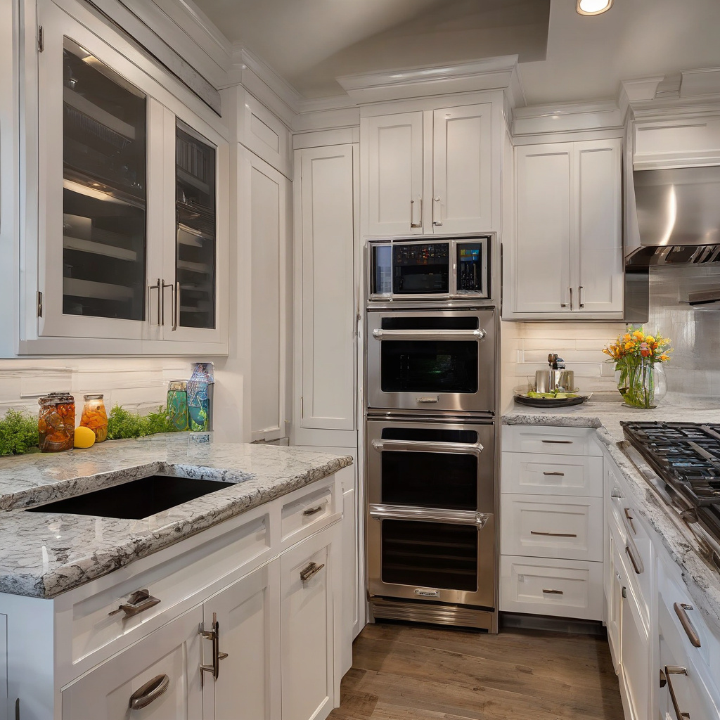 spacious kitchen counter renovation