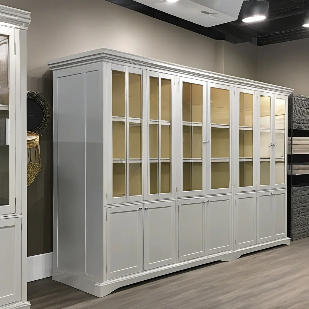 Cabinet planning area during an interior renovation stage