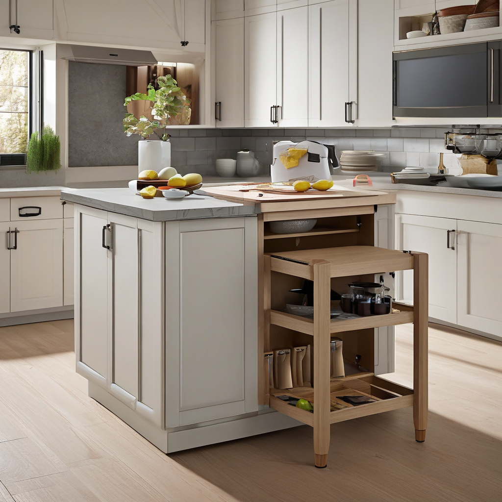 Adaptive kitchen design with multiple functionalities Adaptive kitchen design with multiple functionalities