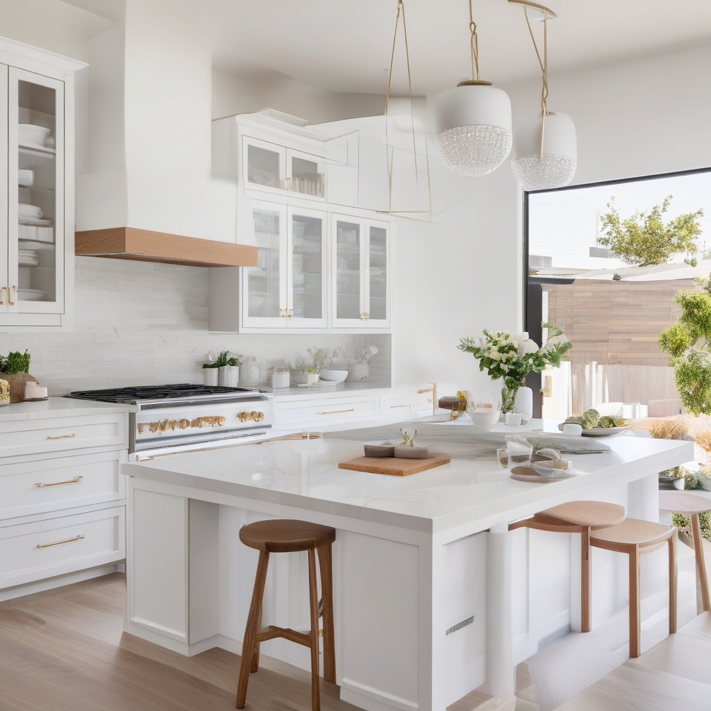 Bright and airy white kitchen renovation