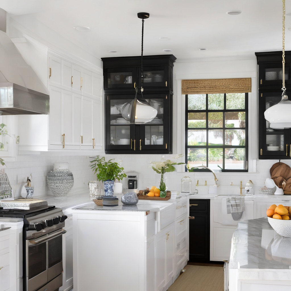 Luxurious kitchen materials in renovation