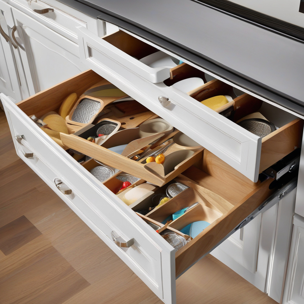 Invisible kitchen storage design