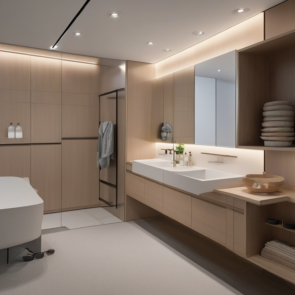 Efficient minimalist kitchen setup