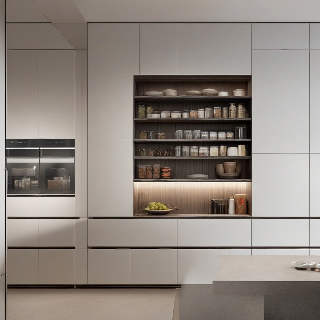 Handleless cabinet materials