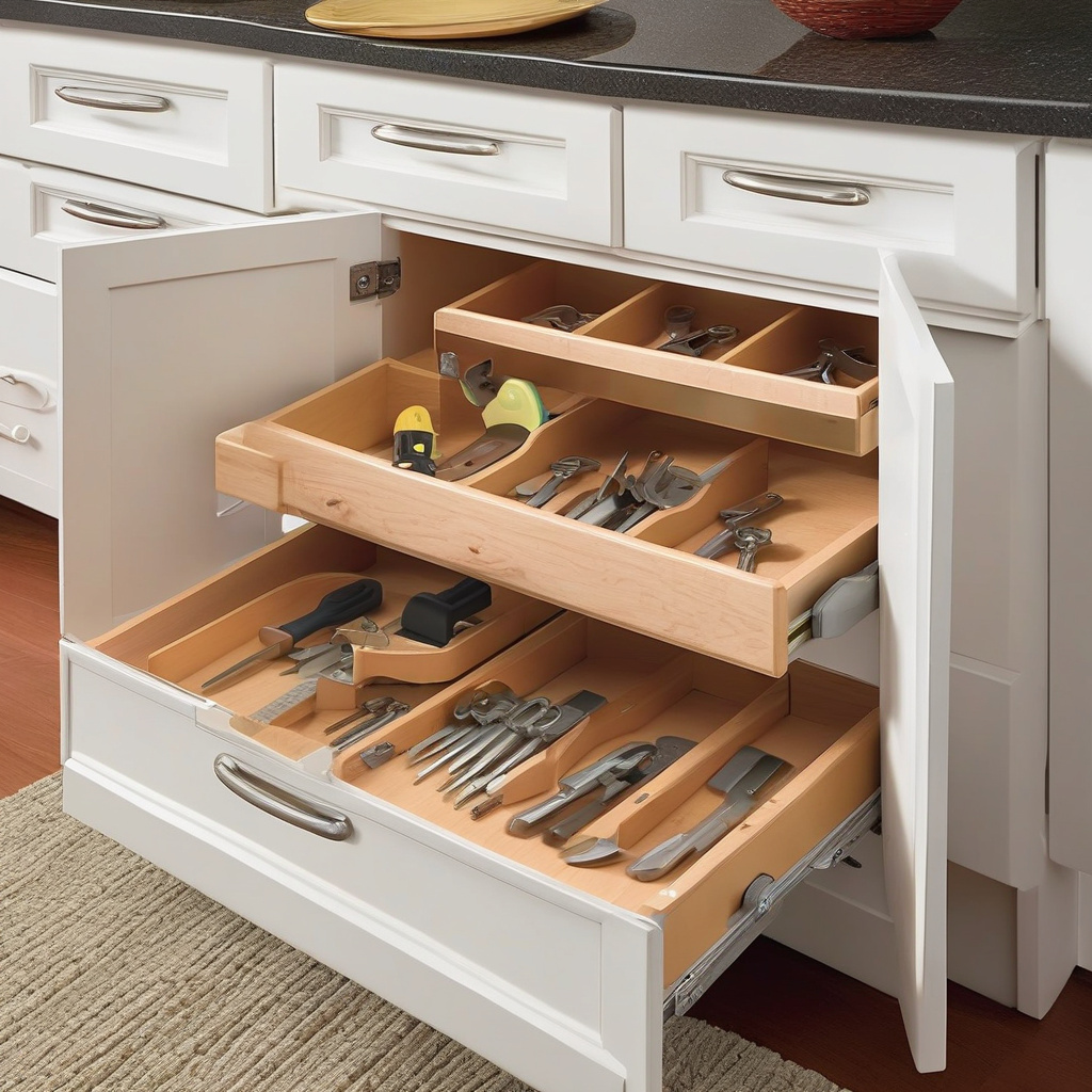 Rounded-edge kitchen design