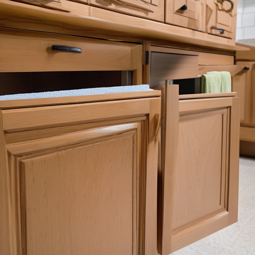Elegant kitchen with quartz counters