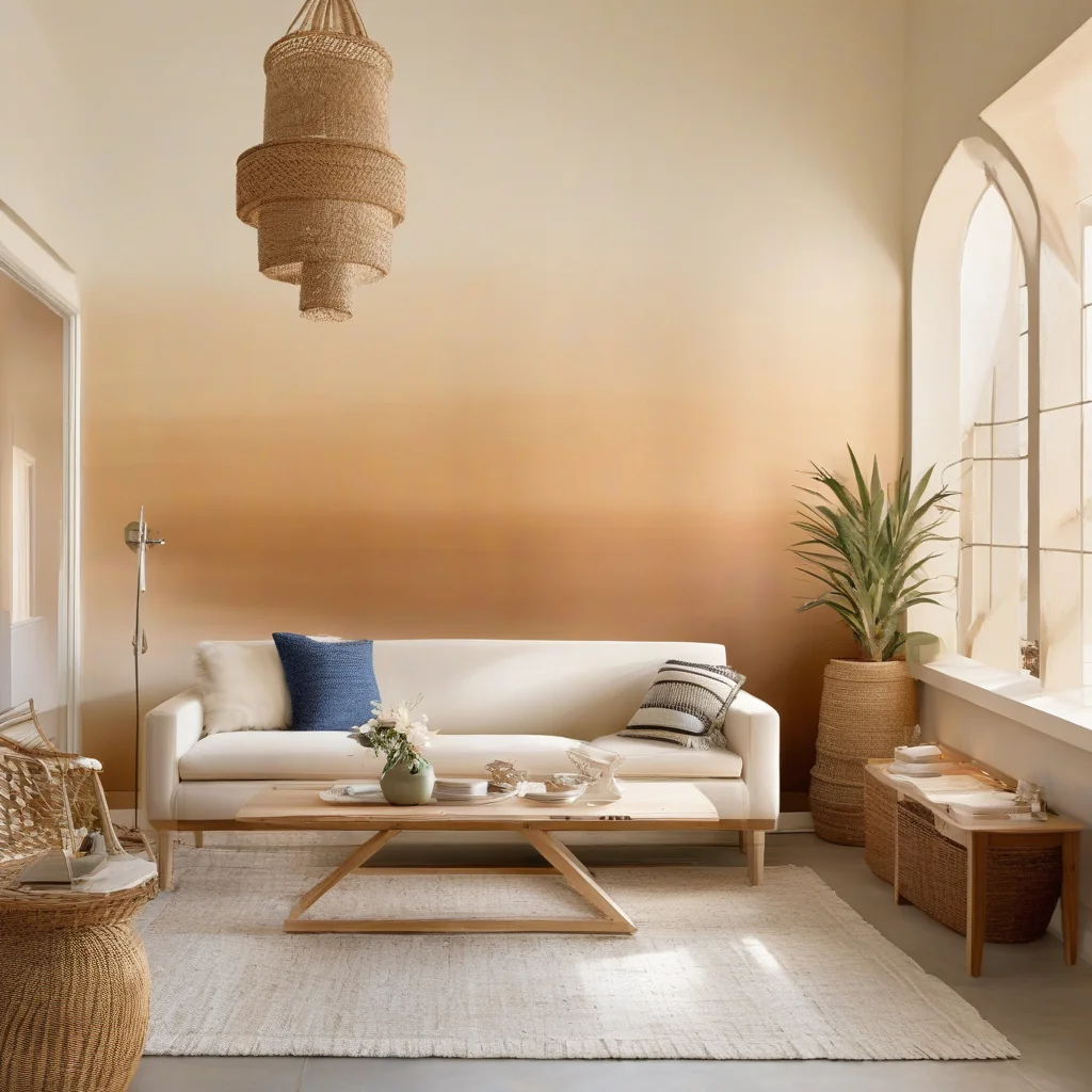 Interior design samples reviewed before accent wall installation