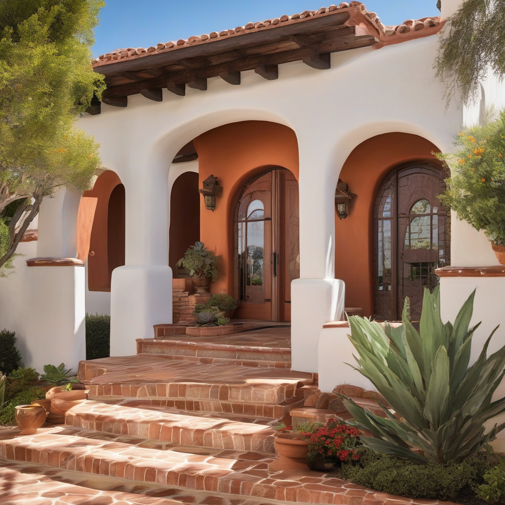 Earth-toned Spanish-style home renovation Earth-toned Spanish-style home renovation
