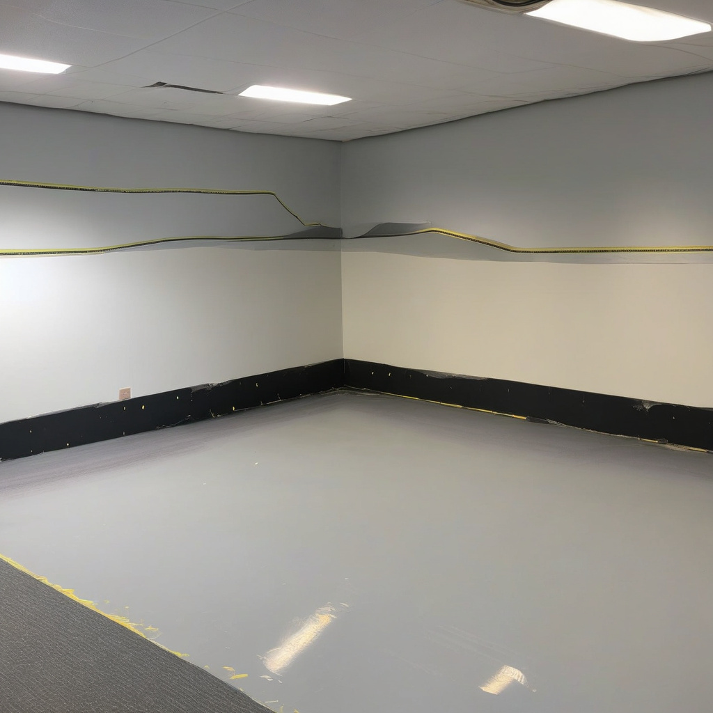 Even coats application in home renovation Even coats application in home renovation