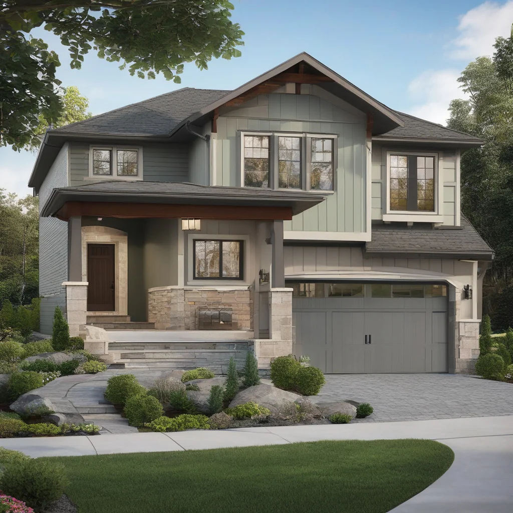 Bold exterior paint sample evaluated on a Los Angeles home