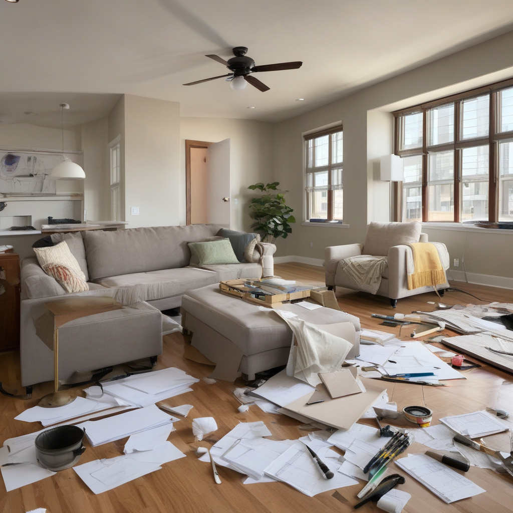 Professional condo painting process