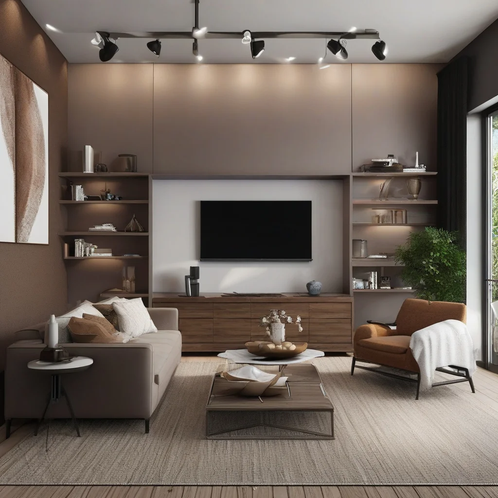 Painted feature wall sample showing contrast beside neutral surfaces