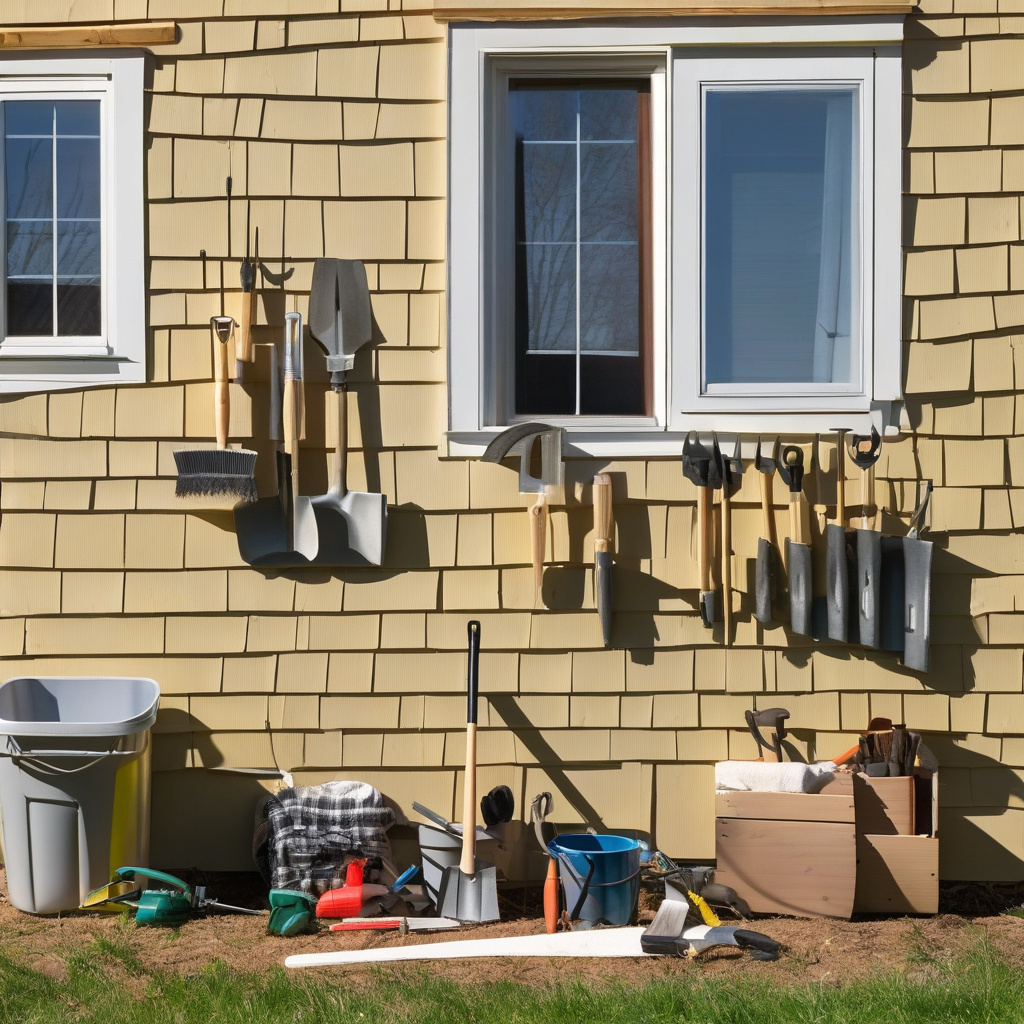 Los Angeles painting project in progress