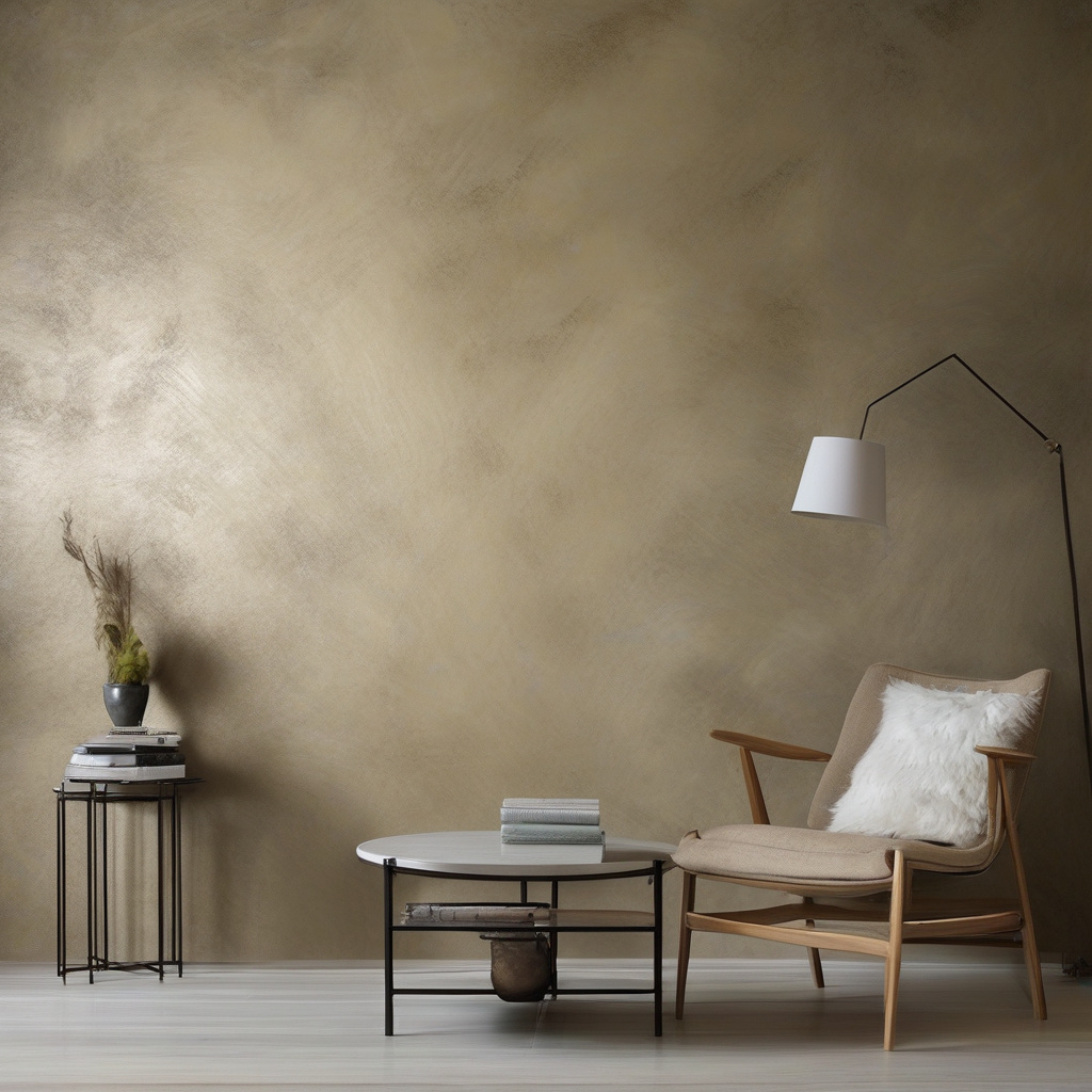 Textured faux finish wall