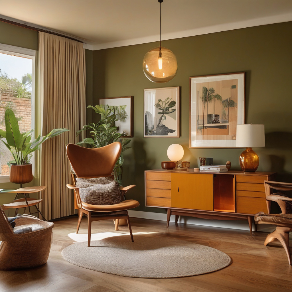 mid-century modern renovation palette