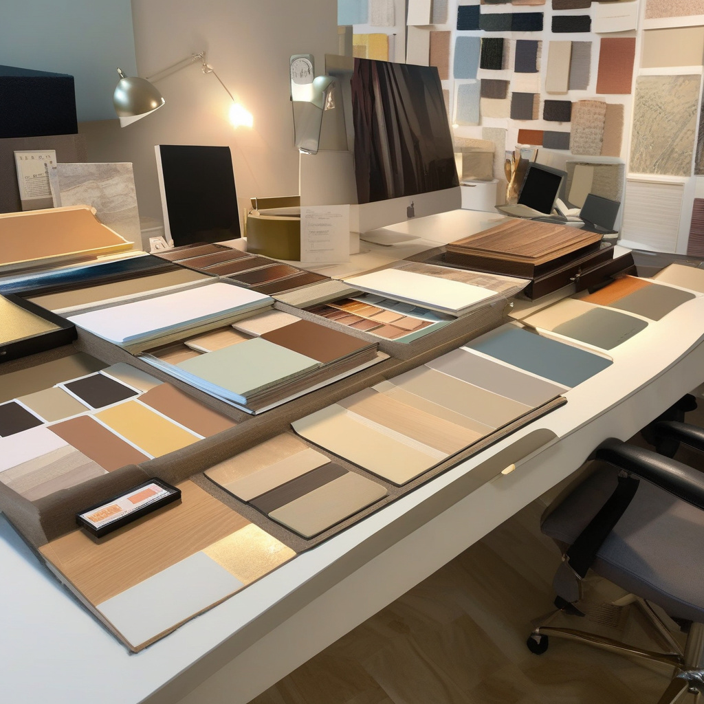 Expert color consultancy in a modern living room Expert color consultancy in a modern living room