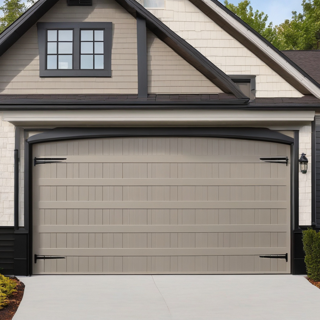Color-coordinated garage and trim