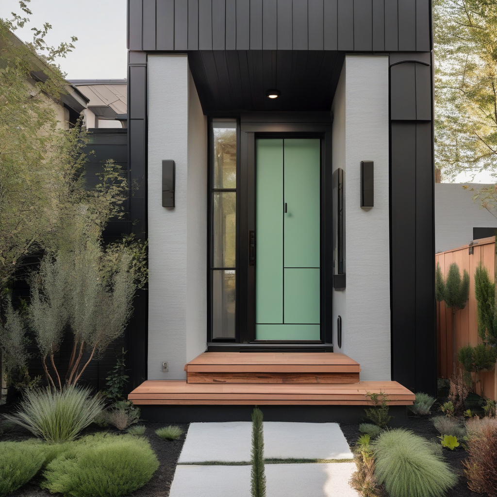 Step-by-step garage door painting