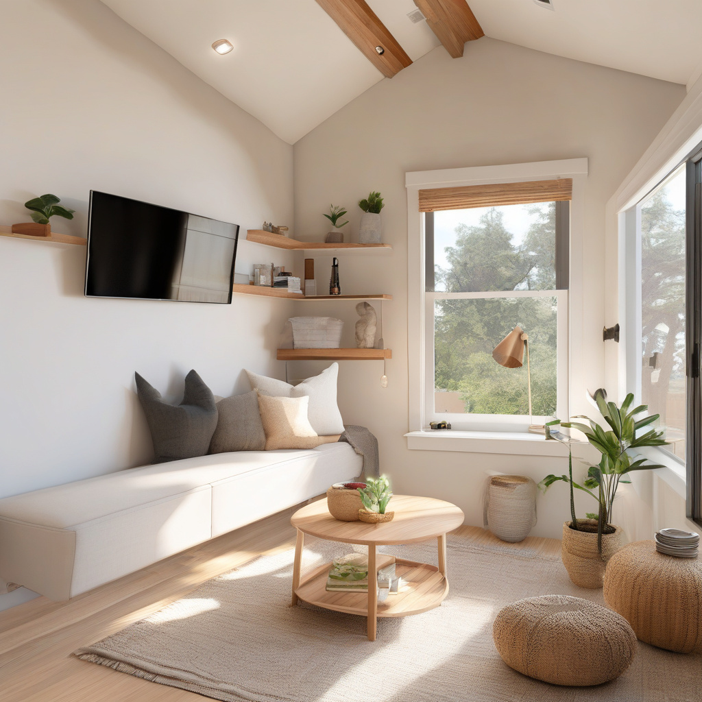 Bright neutral shade in ADU space