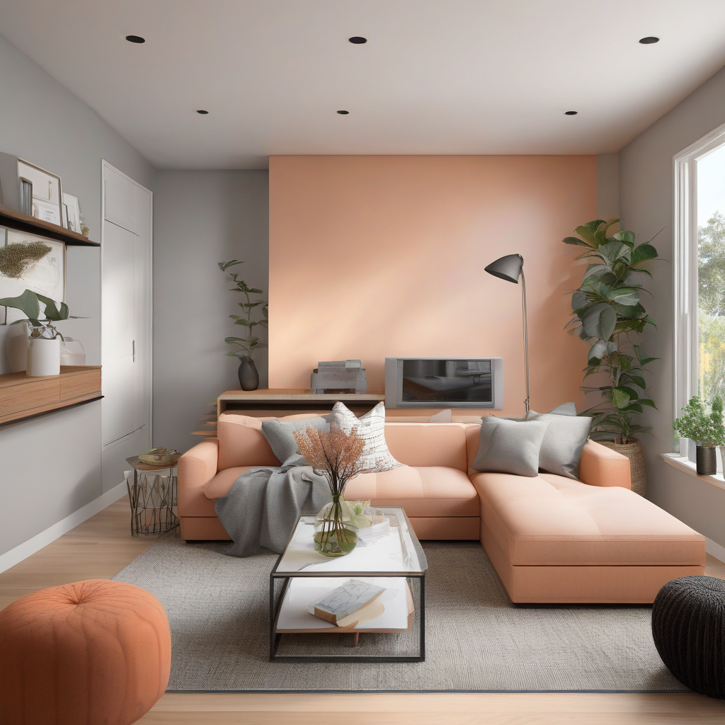 Earthy-tone styled ADU interior