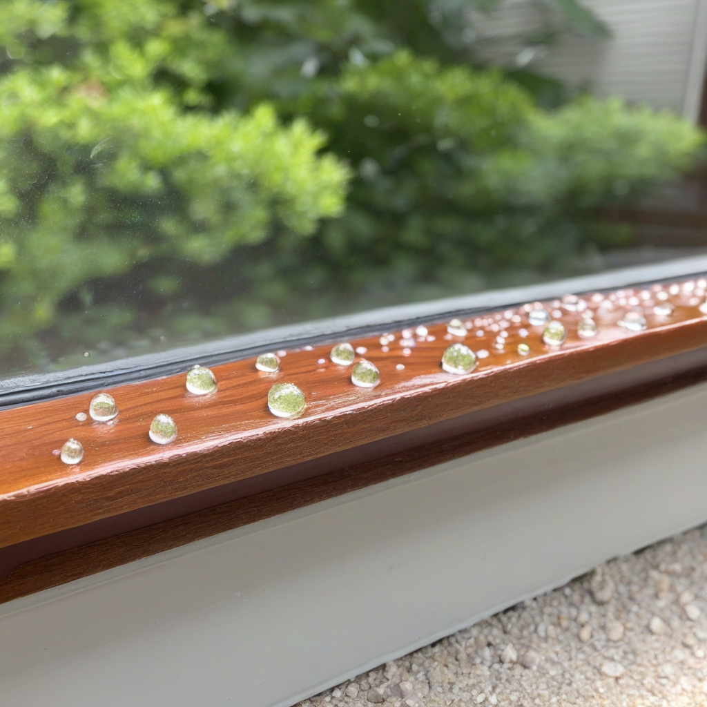 touch-up painting on wood siding