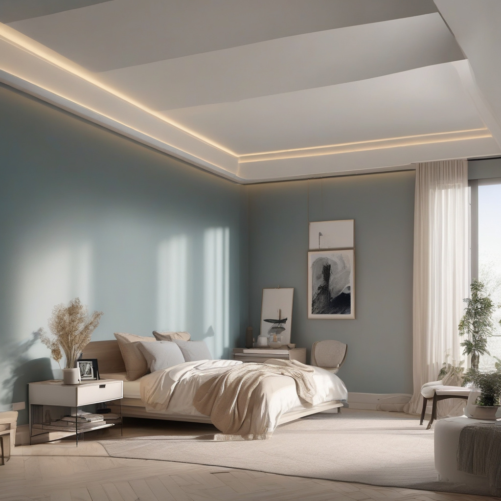 Layered color in a dining area